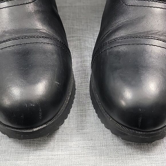 Ovation Ladies Flex Plus Black Leather Field Tall Riding Boots - Size 8 - Picture 3 of 14